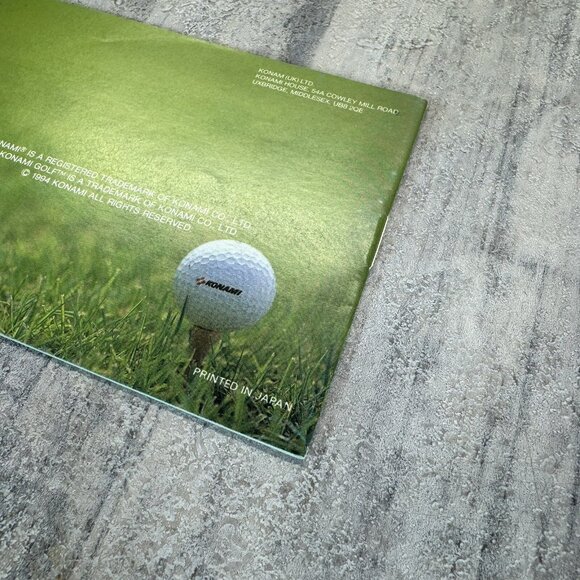 Konami Golf Instruction Booklet - Nintendo Gameboy - Picture 9 of 9
